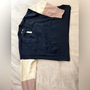 Madewell Colorblock Sweater NWT